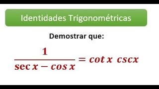 Identidades Trigonometricas Ejercicios 3 EJEMPLOS Practicos [upl. by Enriqueta834]