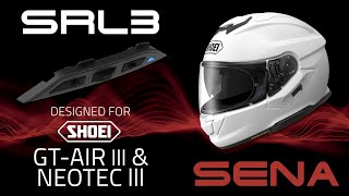 Sena SRL3  Shoei GTAir III Install  Overview  Motorcycle Comms [upl. by Katinka667]