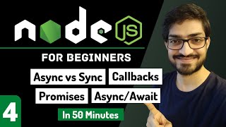 Async Programming  Callbacks  Promises  Async Await  Nodejs Tutorial for Beginners 4 [upl. by Ziladnerb]