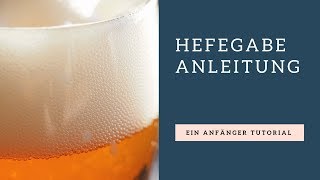 🍺 Trockenhefe verarbeiten  Hefe rehydrieren  Bier selber brauen 🍺 [upl. by Nahama]