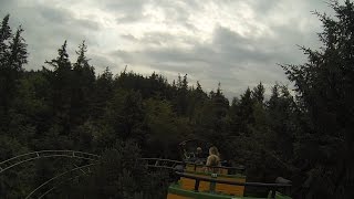 Vekoma Junior Coaster Mine Expressen Faarup Sommerland 2016 POV Onride [upl. by Aneelad]