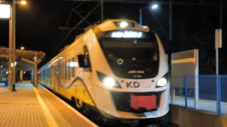 dwa pociągi Sklarska Poręba Górna dva vlaky Sklarska Poręba Górna 2610 2024 two Trains in Poland [upl. by Arrac590]