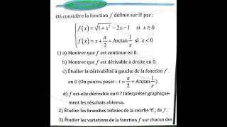 dérivation et étude des fonctions 2 bac SM Ex 57 page 155 Almoufid [upl. by Ettigirb912]