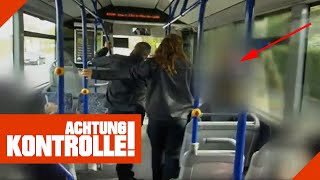 Aggressiver Schwarzfahrer Fahrscheinkontrolle Wiesbaden  12  Kabel Eins  Achtung Kontrolle [upl. by Nnylarac700]