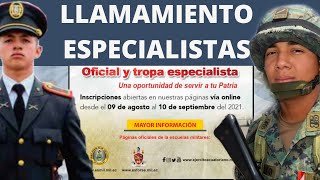 ESPECIALISTASLLAMAMIENTO PARA ESMIL Y ESFORSE [upl. by Araid]