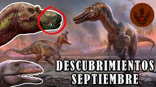 DESCUBRIMIENTOS SEPTIEMBRE 2021 CICATRICES EN TYRANNOSAURIOS NUEVAS ESPECIES DE SPINOSAURIDAE [upl. by Seed]