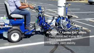 ACRONAL® Xpress 4347 – Superior performance for pavement markings [upl. by Ariam]