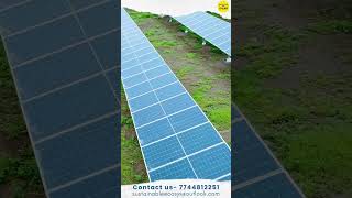 1 MW solar power plant in India  Ground Mount Solar Structure  Solar Trackers  Drone View [upl. by Nesrac879]