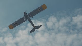 Tor Nørstegård in Fieseler Storch LNWNS  Kjeller Flydagen amp Telemark Airshow 2024 [upl. by Anilat]