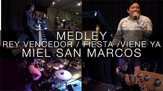 REY VENCEDOR FIESTA VIENE YA  MIEL SAN MARCOS  Multicam [upl. by Rechaba]