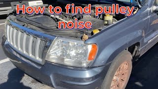 How to find  locate pulley noise [upl. by Daahsar]