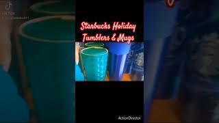 Starbucks Holiday Tumblers amp Mugs🎁 gift shopping christmas youtuber style [upl. by Ardnic]