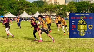 COBRA U14 DEVELOPMENT RUGBY 10’s GROUP STAGE MBSA STINGERS VS COBRA BLACK [upl. by Elleimac614]