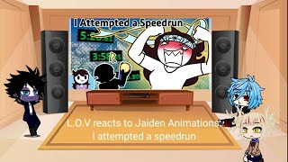 The LOV reacts to Jaiden Animations I attempted a Speedrun [upl. by Leahcimdivad]