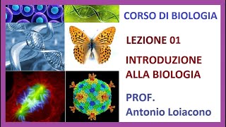 CORSO DI BIOLOGIA  Lezione 01  INTRODUZIONE ALLA BIOLOGIA  I° Liceo [upl. by Neelsaj]