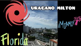 uragano milton miamibeach miami florida [upl. by Peednas]