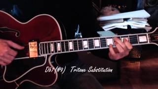 Jazz Guitar  Circle of Fifths amp Tritone Substitution  Chords Tensions [upl. by Launam]