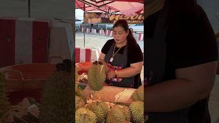 Amazing Thai Woman Durina Fruit Cutting Skills [upl. by Laud275]