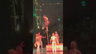 CIRQUE DU SOLEIL KOOZA TRIPLE BACKFLIP ON 1 STILT Best Show Gymnast Parkour Trampoline Olympic Stunt [upl. by Ahsinra624]