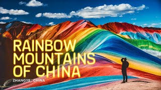 RAINBOW MOUNTAINS OF ZHANGYE A Journey Through Chinas Most Colorful Landscape [upl. by Richman]