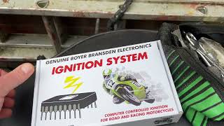 1961 350cc Royal Enfield Bullet  Fitting Boyer Bransden Electronic Ignition [upl. by Eduard]