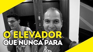 O elevador de PRAGA que não para nunca e não tem portas [upl. by Attelliw]