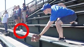 Great catch in the Wrigley Field bleachers [upl. by Esemaj664]