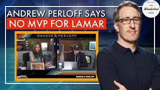 Andrew Perloff from InfinitySportsNet says if Lamar earns the MVP he should not win it 1269 [upl. by Klapp984]