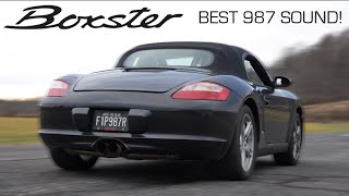 PURE GT3 SOUND 9871 Porsche Boxster With Universal Mufflers  Headers [upl. by Aneelas994]