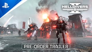 Helldivers 2  Automaton PreOrder Trailer  PS5 amp PC Games [upl. by Niatirb]