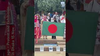 News Coverage  Protest and Exhibition in Dhaka 15 Nov 2024 shorts palestine solidarity [upl. by Anyal395]