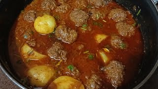 shahi mutton kofta curry Delhi famous recipereal mutton kofta [upl. by Mayer]