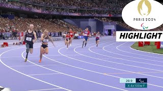 Paralympic Athletics 4x100m Universal Relay Highlights 2024  China Won Gold [upl. by Schou]