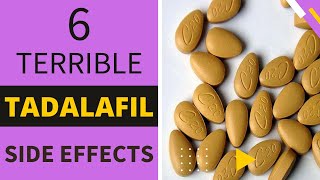 6 TERRIBLE TADALAFIL SIDE EFFECTS [upl. by Llehsram]