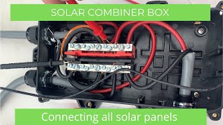 Installing a Solar Panel Combiner Box on Your RV Roof [upl. by Akenet]