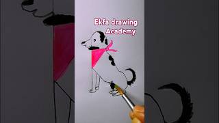 Dog artart painting drawing drawingtutorial artist dogartist [upl. by Poock]