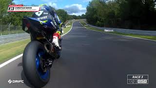 2024 Bennetts British Superbikes Round 6  Brands Hatch  Race 3 onboard highlights [upl. by Lamond]