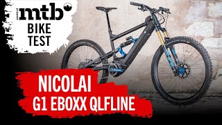 Nicolai G1 Eboxx QLFLine  world of mtb Biketest 2020 I EMTB Test I EMountainbike Test [upl. by Annam166]