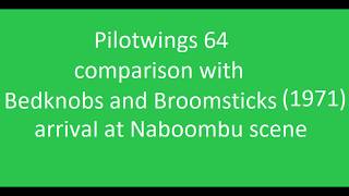 Pilotwings 64 Intro compared with Bedknobs and Broomsticks scene [upl. by Gibrian]