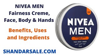 NIVEA MEN Fairness Creme Face Body amp Hands  30 ml [upl. by Nehcterg]