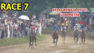 RACE 7  KELAS REMAJA DIV II  PACU KUDA PAYAKUMBUH PIALA GUBERNUR 2024 [upl. by Ardnasak]