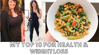 MY TOP 10 VEGAN Foods for Health and Weight Loss  Whole Food Plant Based Diet [upl. by Amling]