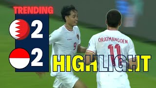 AFC indonesia vs bahrain 2024  highlight [upl. by Gereld]