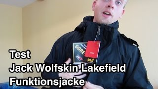 Test Jack Wolfskin Lakefield Jacke Funktionsjacke  Doppeljacke Test  Regenjacke Test [upl. by Croom]