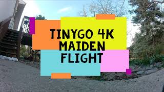 GEPRC TinyGO 4K maiden flight [upl. by Adihaj]