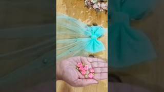 Trending Hair Accessories  hair bow  net bow  how to make bow  hairband  fashion  style [upl. by Zobias]