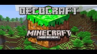 MINECRAFT  Mod Review  DecoCraft Todos los crafteos [upl. by Bushore]