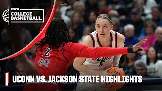 Connecticut Huskies vs Jackson State Tigers  Full Game Highlights  NCAA Tournament [upl. by Inavihs]