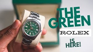 The Rolex Green Picking Up My Oyster Perpetual 41 amp Honest Review [upl. by Tandie]