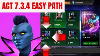 HOW TO BEAT ACT 734  MCOC [upl. by Petronilla]